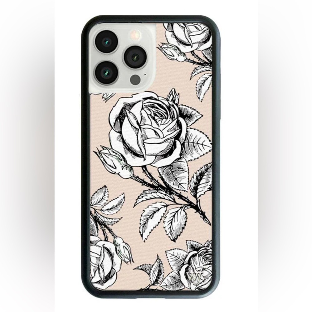 New! Wildflower Blush Rose Xr iPhone Case